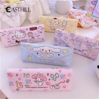 SANRIO Hộp Đựng Mắt Kính Dạng Gập In Họa Tiết Hoạt Hình Kuromi/Bé Trai/Bé Gái/Bé Trai/Bé Gái Dễ Thương