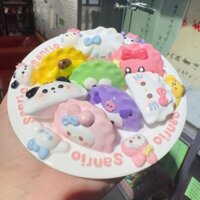 Sanrio Hương Liệu Thạch Cao Một Tấm Bánh Bao Ba Chiều Búp Bê Sáng Tạo Trẻ Em Màu Tay Tự Làm Đồ Trang Trí Sơn #SGWW0213#