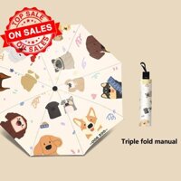 Sanrio Kawaii Dù Hello Kitty Kuromi Umbrella My Sun Umbrella Day Melody Manual Girl Rainy O4l5