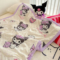 Sanrio Kuromi Chăn Quilt 2024 Phong Cách Mới Mát mẻ Hoạt Hình Điều Hòa Không Khí Trẻ Em Lớp Một Cotton Có Thể Giặt Mùa Hè Thoáng Mát Chăn Siêu Mềm Chăn Máy Có Thể Giặt Được