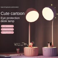 Sanrio Kuromi Đèn Ngủ Hello Kitty Đầu Giường Dễ Thương Cinnamoroll Phòng Ngủ Sinh Viên Bàn Học Bảo Vệ Mắt Bé Gái