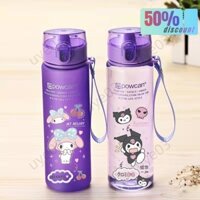 Sanrio Kuromi my Melody anime Hoạt Hình Dễ Thương Nhựa Cốc Nước Sáng Tạo kawaii Cá Tính Thể Thao Cốc Nước Quà Tặng