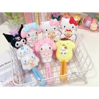 Sanrio Lược Chải Tóc Túi Khí Mát Xa Hình Kuromi Cinnamoroll My Melody Hello Kitty Đáng Yêu Cho Nữ Sinh