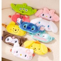 Sanrio Mặt Nạ Che Mắt Ngủ Trưa Họa Tiết Hello Kitty melody kuromi littletwinstars cinnamoroll pompompurin Poacco keroppi 2216