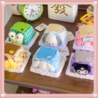 Sanrio Melody Kuromi túp lều chăn Đồ chơi nhồi bông Hình Chú Chó Cinnamoroll Dễ Thương