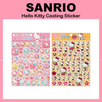 [Sanrio] Nhãn dán đúc Hello Kitty (Hồng, Vàng) 66486