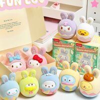 Sanrio Thỏ Bất Ngờ Trứng Series Hộp Mù Sưu Tập Đồ Chơi Sang Trọng Chống Nghiêng Hình
