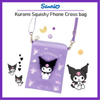 [Sanrio] Túi đeo chéo điện thoại Kuromi Squishy