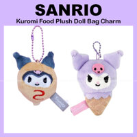 [Sanrio] Túi đựng búp bê sang trọng Kuromi Food Charm Móc khóa (Corndog / Kem)