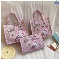 Sanrio Túi Đựng Đồ Trang Điểm hello kitty Sức Chứa Lớn