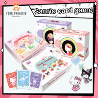 Sanrio văn hóa và sáng tạo bộ sưu tập thẻ đồ chơi Kuromi Melody Hello Kitty thẻ hiếm đầy đủ hộp quà tặng sinh nhật trẻ em