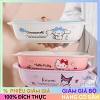 [Sanrio][Hello Kitty]Đĩa ăn dày bằng chảo nướng bằng sứ[HK]