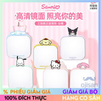 [Sanrio][Hello Kitty]Gương trang điểm để bàn bằng kim loại[HH]