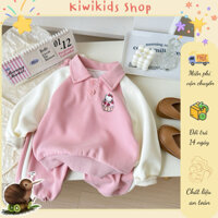 [SẴN]Set Áo Nỉ Và Quần Thun Bé Gái Hoạ Tiết Hello Kitty Hồng Dễ Thương(shop chụp ở cuối)