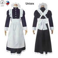 SẴN]SET MAID HẦU GÁI KÈM PHỤ KIỆN  𝑪𝒉𝒆 𝑻𝒆̂𝒏, Maid Bộ Cosplay Nam Nữ Bộ cosplay cô hầu gái quyến