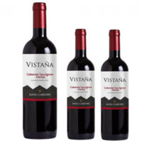 Santa Carolina Vistana Cabernet Sauvignon-Merlot 375ml và 750ml x 6 chai nhập khẩu từ Chile nguyên thùng