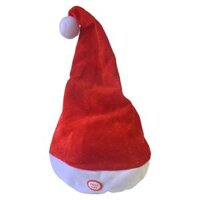 Santa Hats Red White Plush Swing for Holiday Party Supplies Gifts - Shorthair