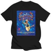 Santana Global T Supernatural Now Tour Date 2024 Áo Thun Size Nam Đen Ngộ nghĩnh Quần Áo Áo Áo Thun