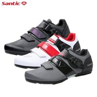 Santic Nữ Giày Đi Xe Đạp Thoáng Khí Thường PU Không Khóa Thể Thao Đường MTB Xe Đạp Giày Thể Thao