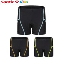 Santic Trẻ Em Đi Xe Đạp Quần Lót Chống Sốc Đệm Bé Trai Bé Gái Thoáng Khí Thể Thao Cân Bằng Tập Luyện Quần Short Xe Đạp