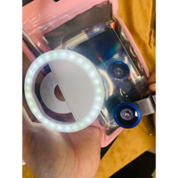 (SẵnVN) Combo đèn và lens chụp ảnh cho điện thoại, kèm kẹp clip giá rẻ