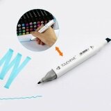 Sanwood® Double Headed Animation Design Mark Pen Paint Sketch Drawing Ink Marker Pen-BLUE