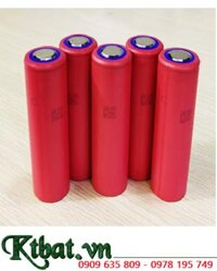 Sanyo NCR18650GA; Pin sạc 3.7v 18650 Sanyo NCR18650GA 3350mAh (dòng xả 10A) chính hãng
