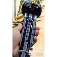 Sáo bầu nhựa đen có bè giá rẻ