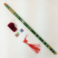 sáo DIZI xanh ngọc có khớp (tone D)