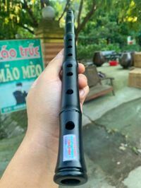 Sáo dọc gỗ Hương nguyên khối