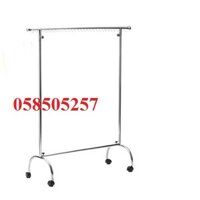 SÀO PHƠI ĐỒ ĐƠN INOX 100% - CÓ BÁNH XE