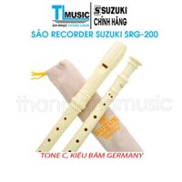 Sáo Recorder Soprano Suzuki SRG-200 - Sáo Dọc Tone C Kiểu Bấm Germany
