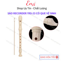 Sáo Recorder Soprano Yamaha YRS-24B Tone B và Sáo YRS-23 tặng que vệ sinh Enzi
