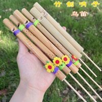 Sáo Thái độc đáo mới, sáo chim, nhạc cụ đồ chơi cho trẻ em, quà tặng, sáo tre mô phỏng tiếng chim