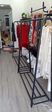 Sào treo đồ shop,sào treo váy,đầm,kệ chữ A,xào treo quần áo 1 tầng .VNS-007