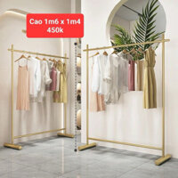 Sào Treo Quần Áo Hiện Đại Dành Cho Shop Thời Trang Cao 1m6  - Sắt + Sơn Tĩnh Điện Chống Gỉ
