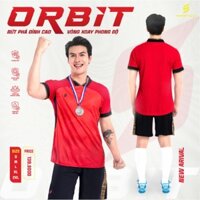 Sao Việt Orbit, quần áo bóng đá đồ đá banh thiết kế, thun lạnh cao cấp thoáng khí không xù lông, in tên số HUNGSPORT TN