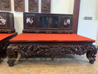 Sập cây mai lối cổ gỗ gụ mật hàng đẹp nét 1m6 x 2m