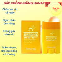 Sáp Chống Nắng hanayuki Radiant White Sun Stick SPF 50+/PA++++