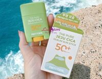 Sáp chống nắng rau má Pretty Skin The Pure Jeju Cica Sebum Sun Stick