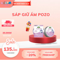 Sáp Giữ Ấm Pozo Giúp Giữ Ấm Cơ Thể, Giúp Bé Ngủ Ngon, Sâu Giấc - Lọ 12ml