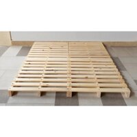 Sạp Giường Pallet Gỗ Thông, Gỗ Ép Gấp Gọn / Giường Gỗ Cho Homestay 80 cm -1m2