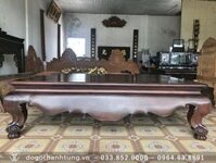 Sập gụ vân 1m6x2m đục tam diện mẫu cổ – bác Khôi (Phú Thọ)