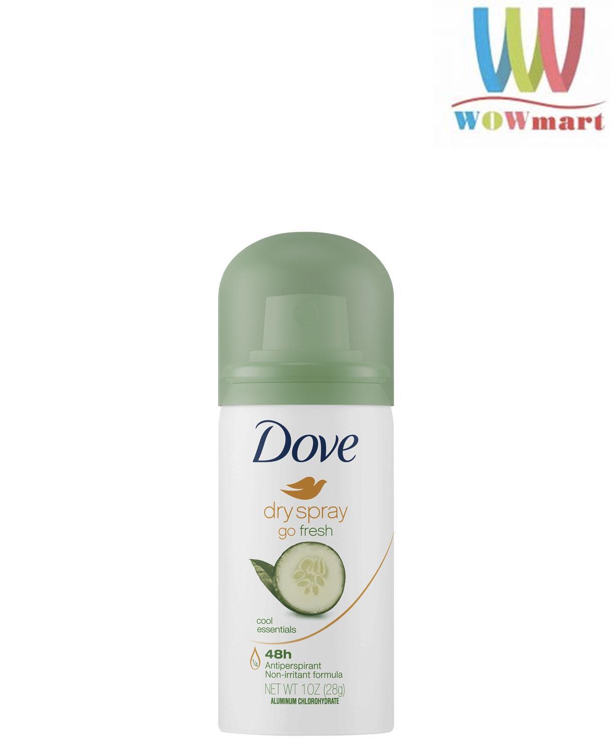 Sáp khử mùi nữ Dove Go Fresh 48h - Cool Essentials, 74g