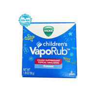 Sáp làm ấm ngực Vicks Vaporub Children’s cho trẻ Mỹ 50g
