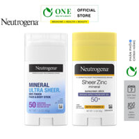 Sáp lăn chống nắng Neutrogena Mineral Ultra Sheer Dry Touch Face and Body Stick SPF 50 (42g)