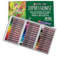 Sáp màu dầu 36 màu dành cho họa sĩ Sakura Cray-Pas Expressionist XLP36