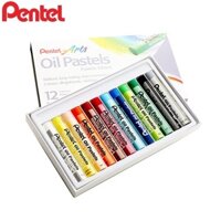 Sáp màu dầu Nhật Bản Pentel Oil Pastel PHN Bộ 1216253650 màu - 12 Màu