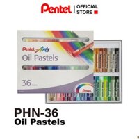 Sáp Màu Dầu Pentel Oil Pastel 36 màu P.-36 | Màu Sắc Tươi Sáng | An Toàn Không Độc Hại
