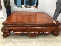 Sập nằm gỗ gõ đỏ nam phi hàng vip 1m6 * 2m